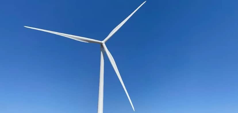 Wind turbine at Sundance Wind Energy Center in Woods County, Oklahoma