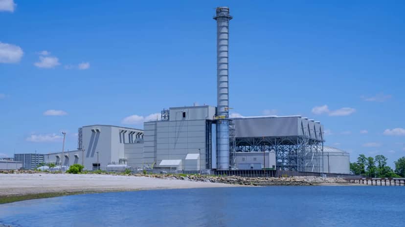 Bridgeport Station generating facility on the Connecticut waterfront