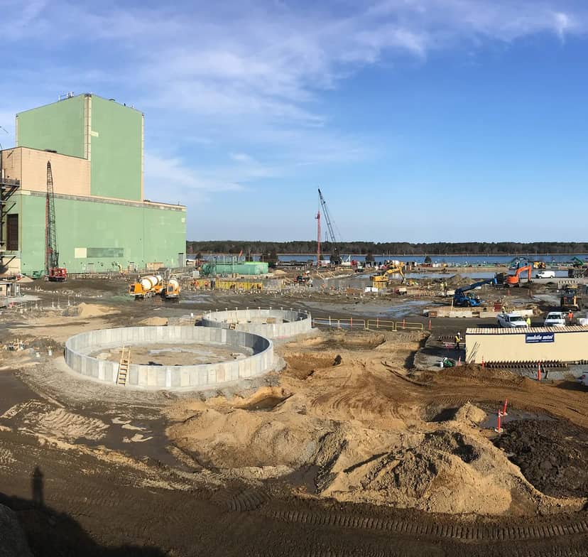 Industrial generating equipment at the Canal 3 power project in Massachusetts.