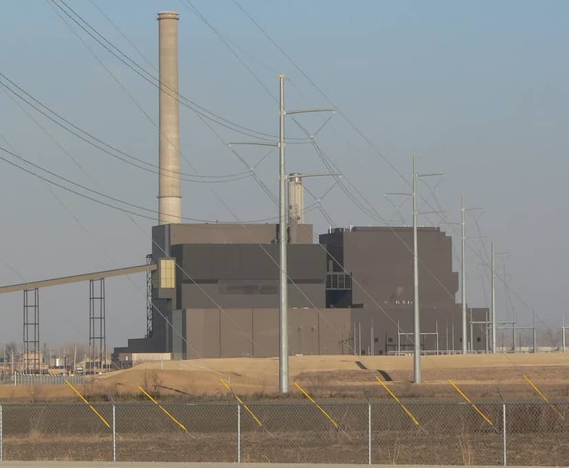 Nebraska City Station coal-fired power plant in Nebraska