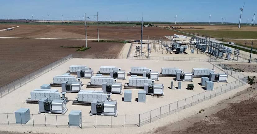 Pyron Wind Farm LLC Hybrid site photograph